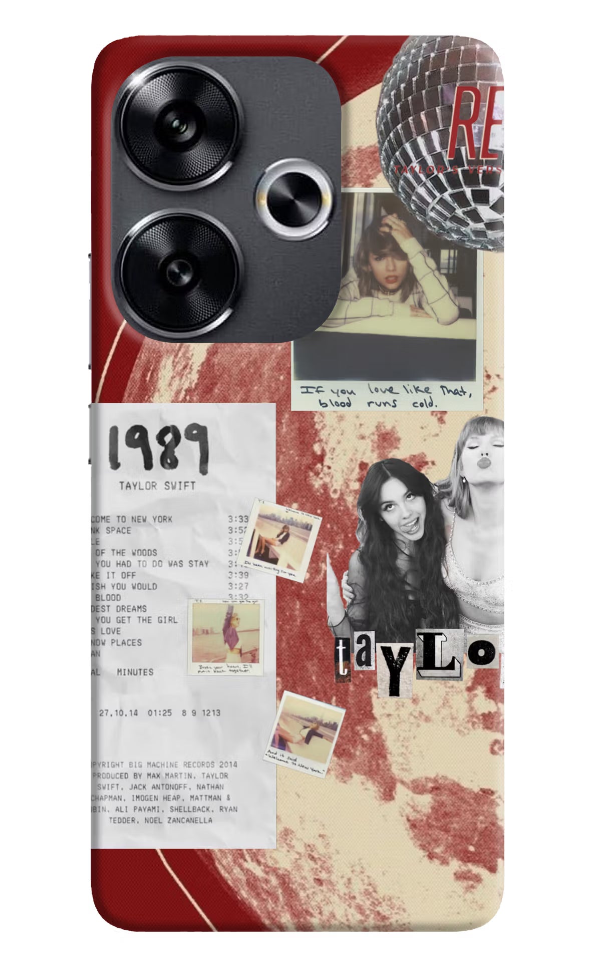 Taylor Swift Poco F6 5G Back Cover