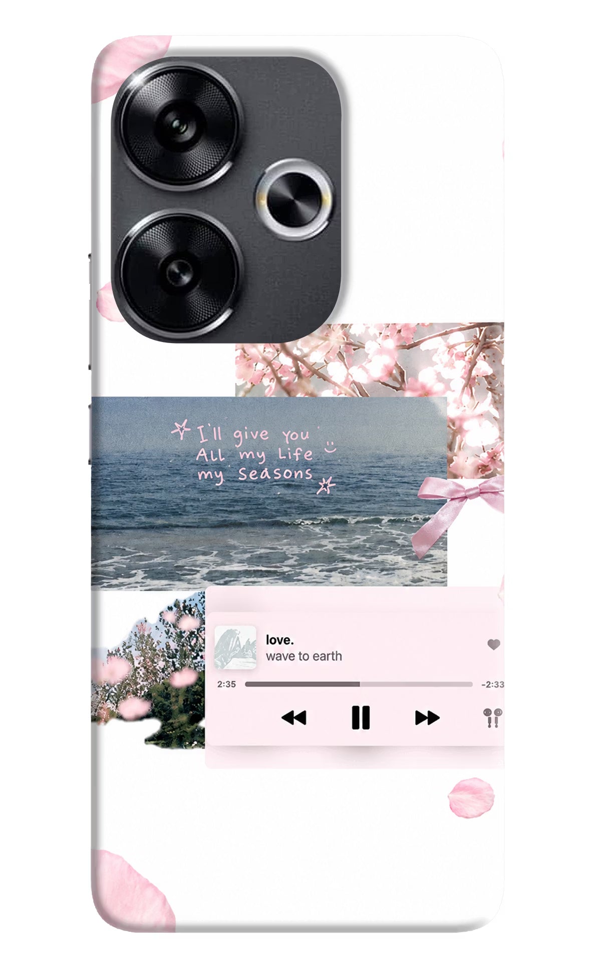 Wave to earth Poco F6 5G Back Cover