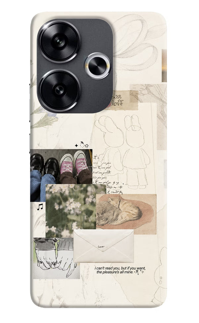 Soft Aesthetic Poco F6 5G Hard Case Back Cover by Casekaro
