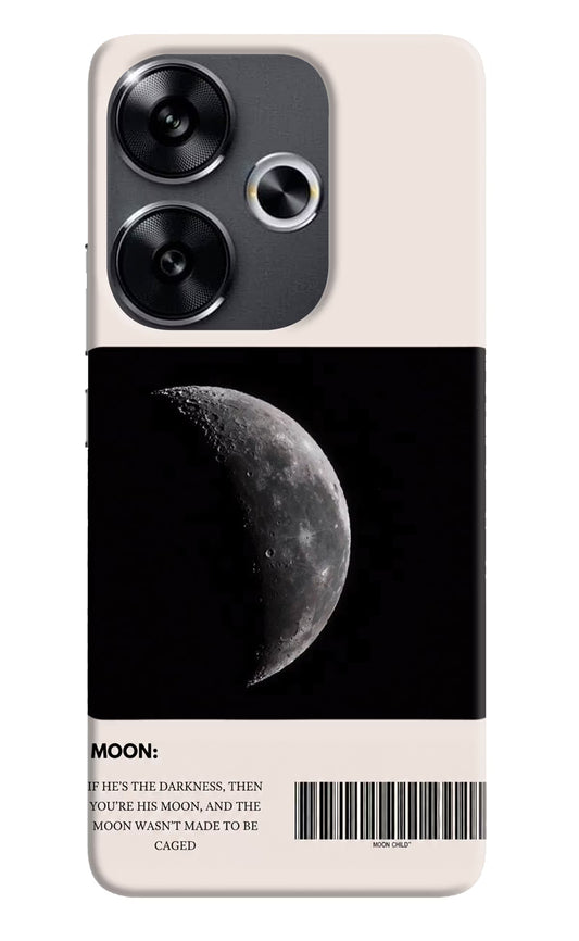 Moon Phase Poco F6 5G Hard Case Back Cover by Casekaro