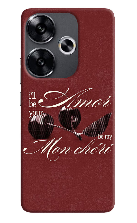 Velvet Cherry Poco F6 5G Back Cover