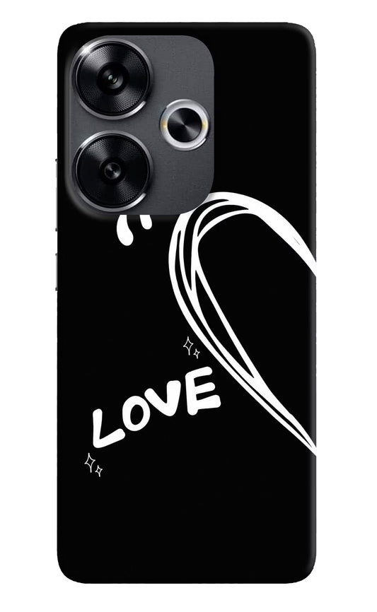 Love Line Poco F6 5G Hard Case Back Cover by Casekaro