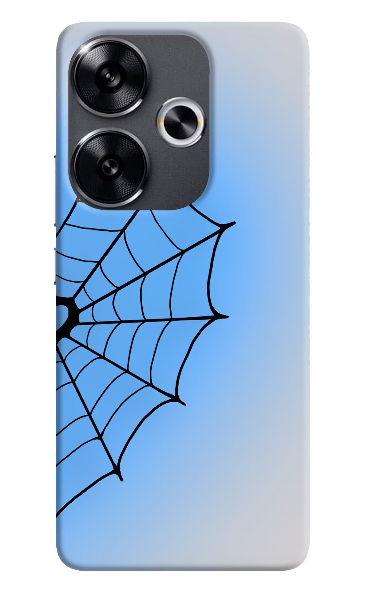Blue Web Poco F6 5G Back Cover