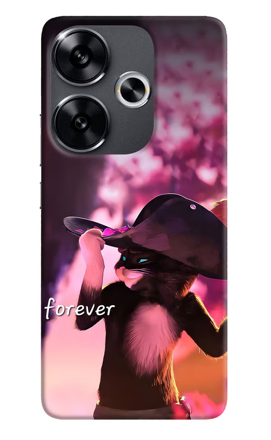 Forever Cat Poco F6 5G Hard Case Back Cover by Casekaro