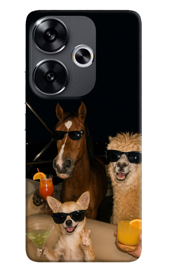 Party Squad Poco F6 5G Hard Case Back Cover by Casekaro