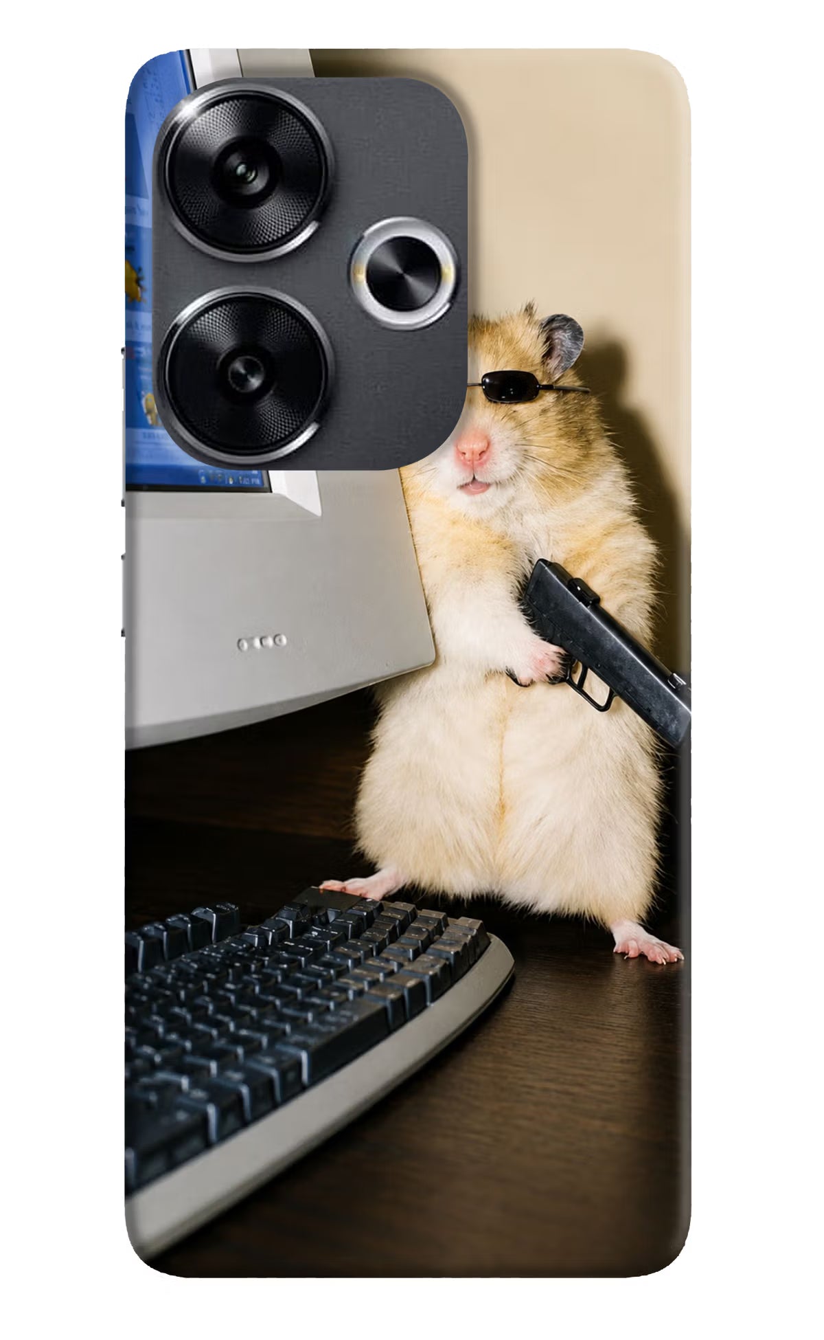 Hacker Hamster Poco F6 5G Back Cover