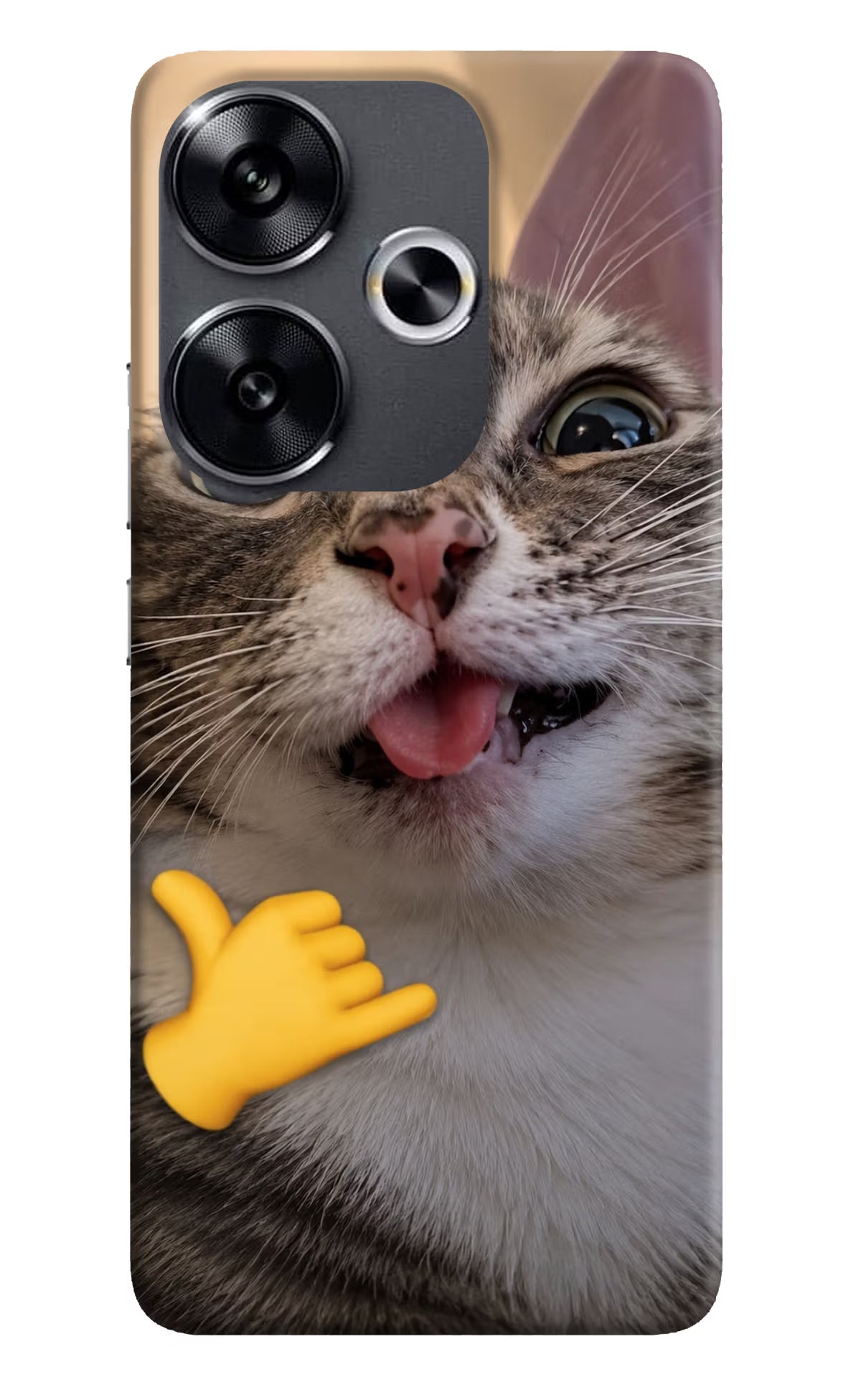 Silly Cat Call Poco F6 5G Back Cover