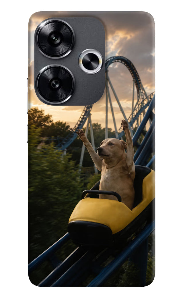 Rollercoaster Dog Poco F6 5G Hard Case Back Cover by Casekaro