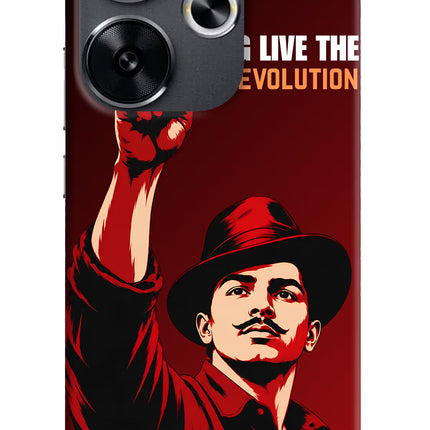Bhagat Singh Revolution Poco F6 5G Back Cover
