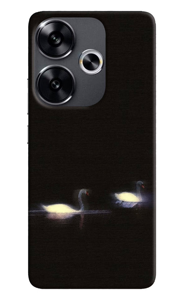 Silent Swans Poco F6 5G Hard Case Back Cover by Casekaro