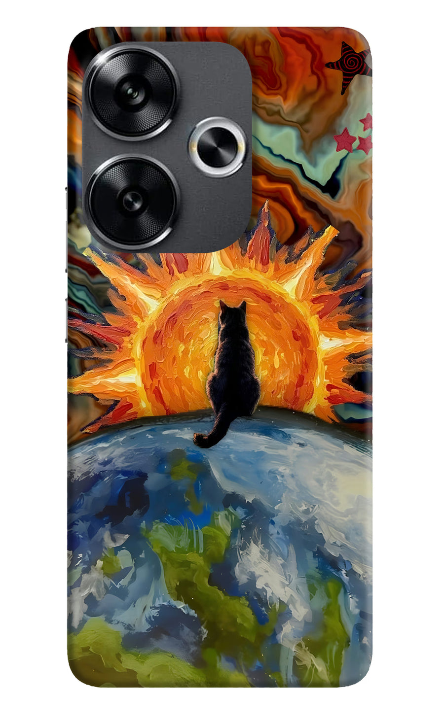 Sunrise Beyond Poco F6 5G Back Cover, Hard case