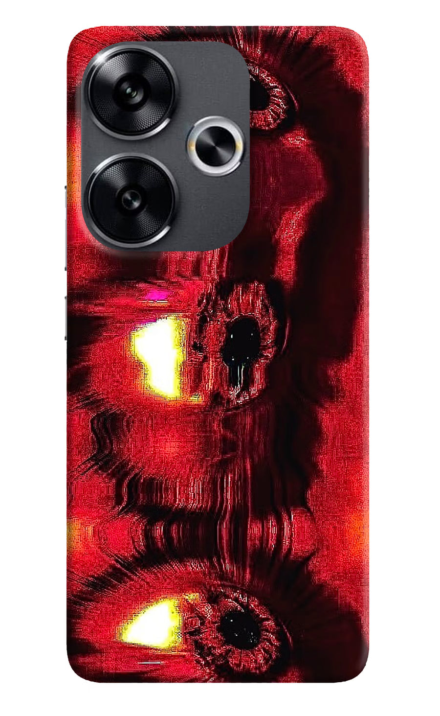 Fire Eye Poco F6 5G Back Cover, Hard case