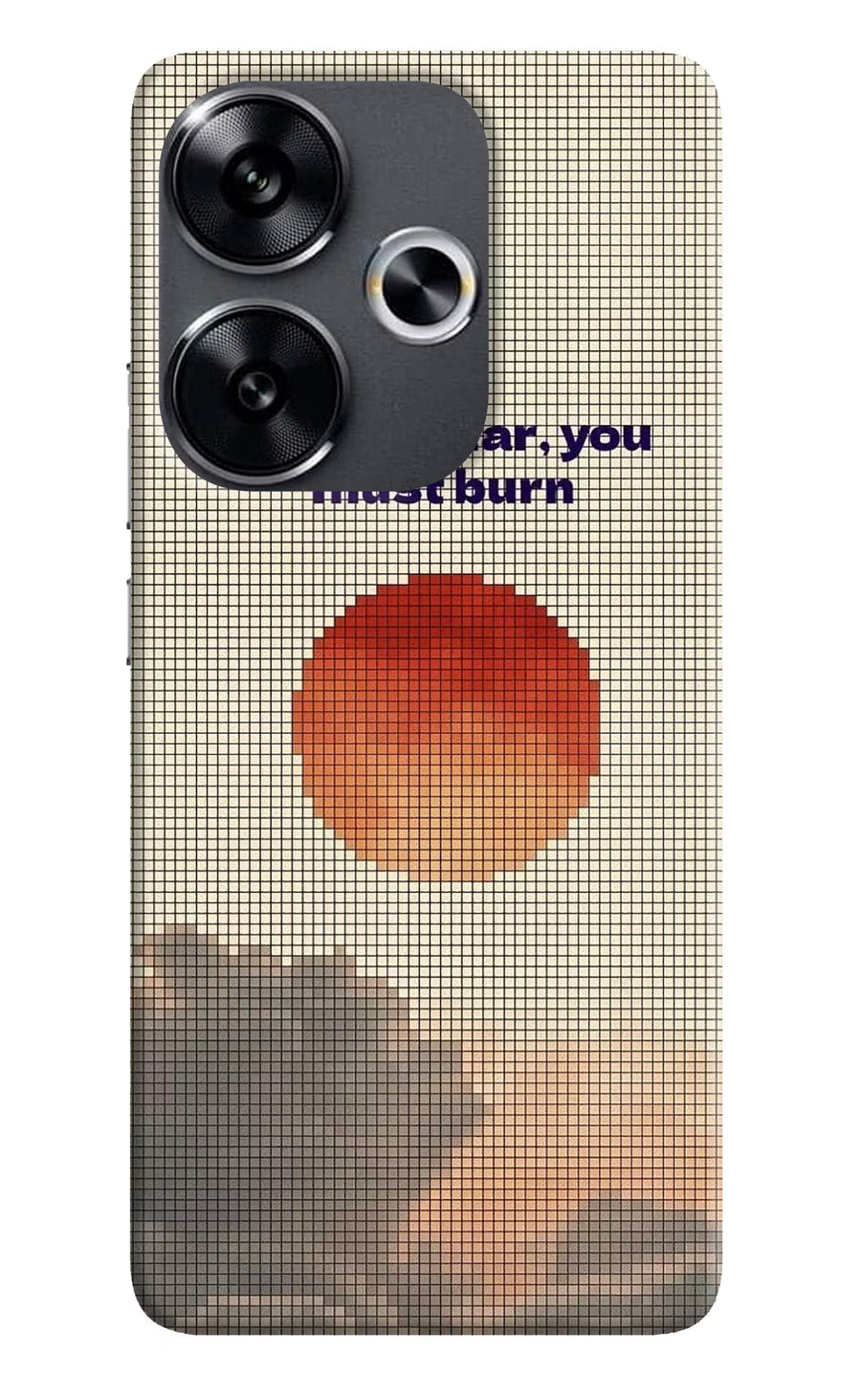 Pixel Sun Poco F6 5G Back Cover, Hard case