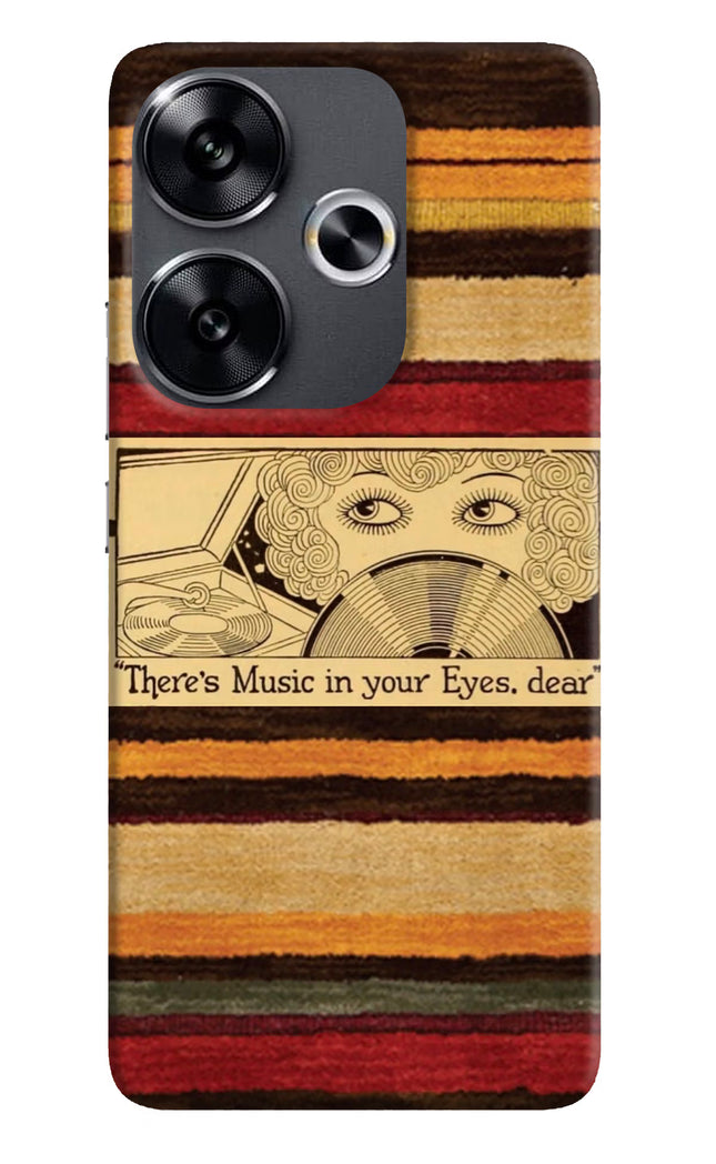 Vinyl Stripes Poco F6 5G Hard Case Back Cover by Casekaro