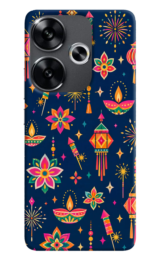 Festive Pop Poco F6 5G Hard Case Back Cover by Casekaro