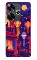 Lantern Lane Poco F6 5G Hard Case Back Cover by Casekaro