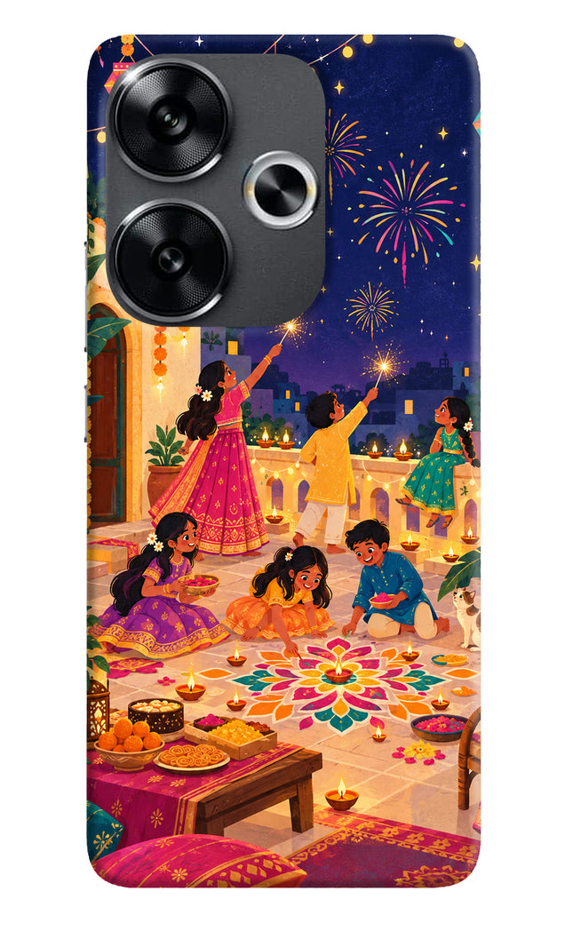 Diwali Night Poco F6 5G Hard Case Back Cover by Casekaro