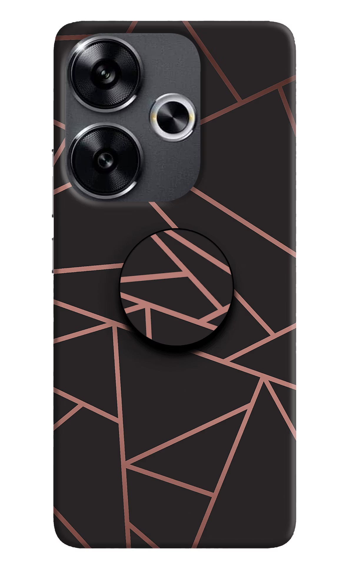 Geometric Pattern Poco F6 5G Pop Case
