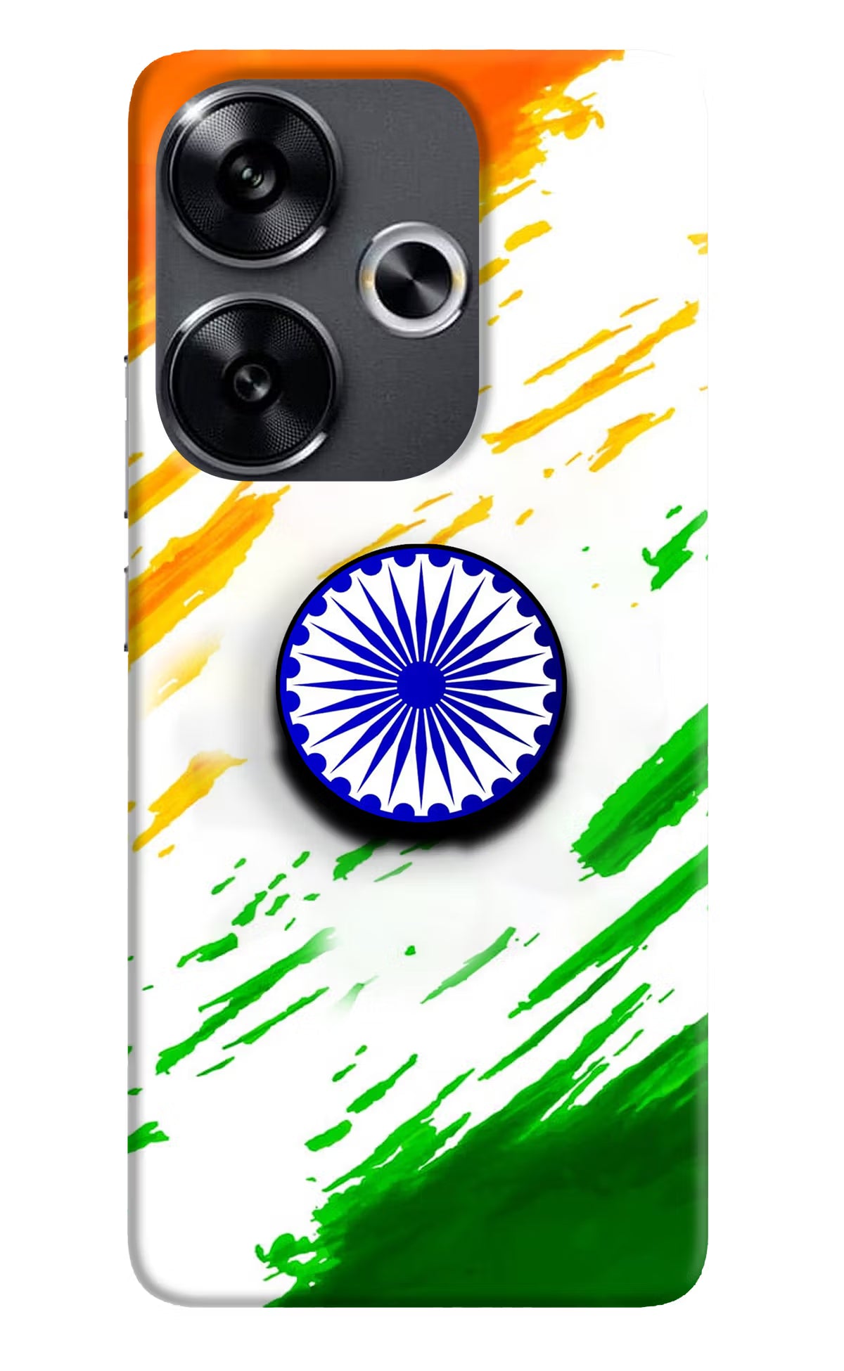 Indian Flag Ashoka Chakra Poco F6 5G Pop Case