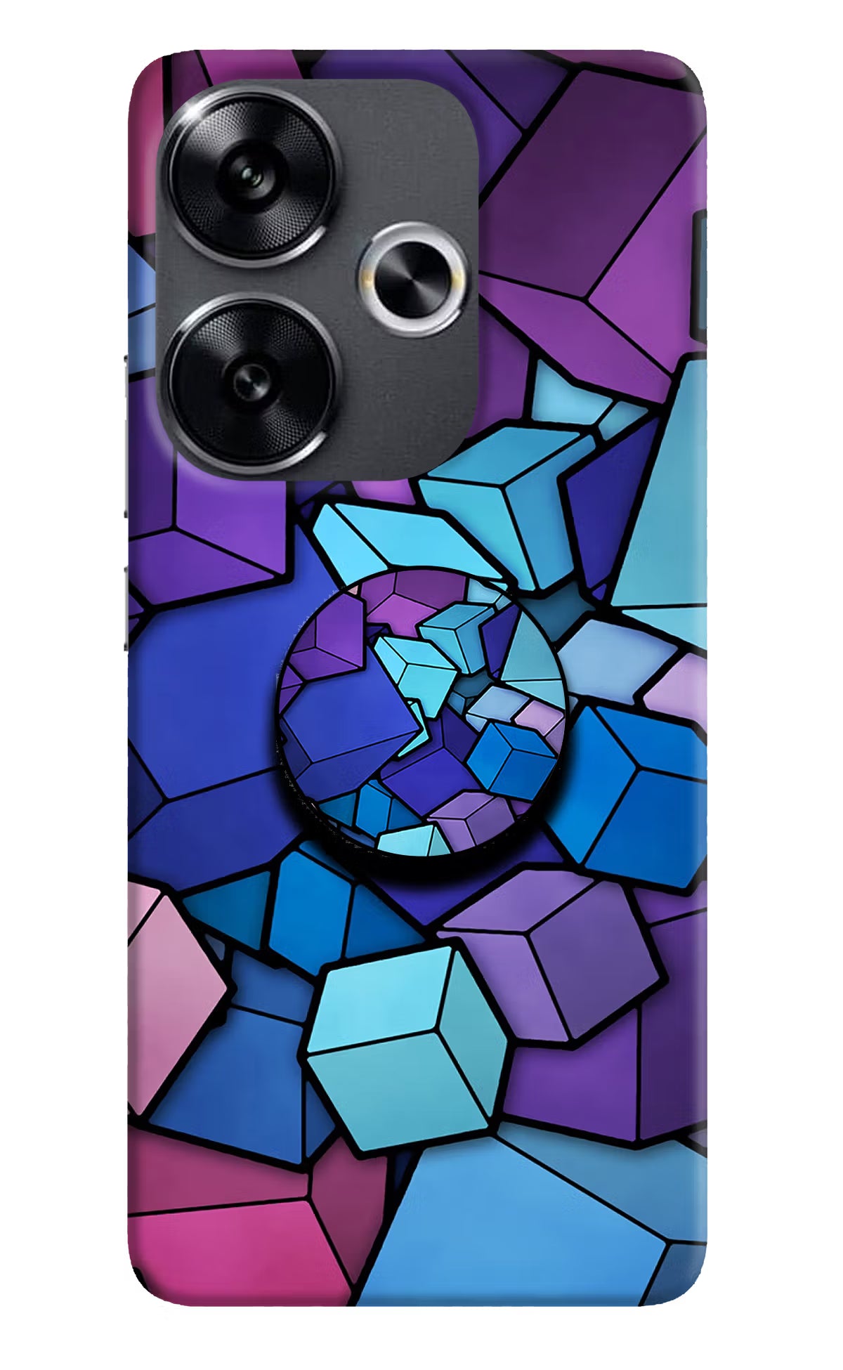 Cubic Abstract Poco F6 5G Pop Case