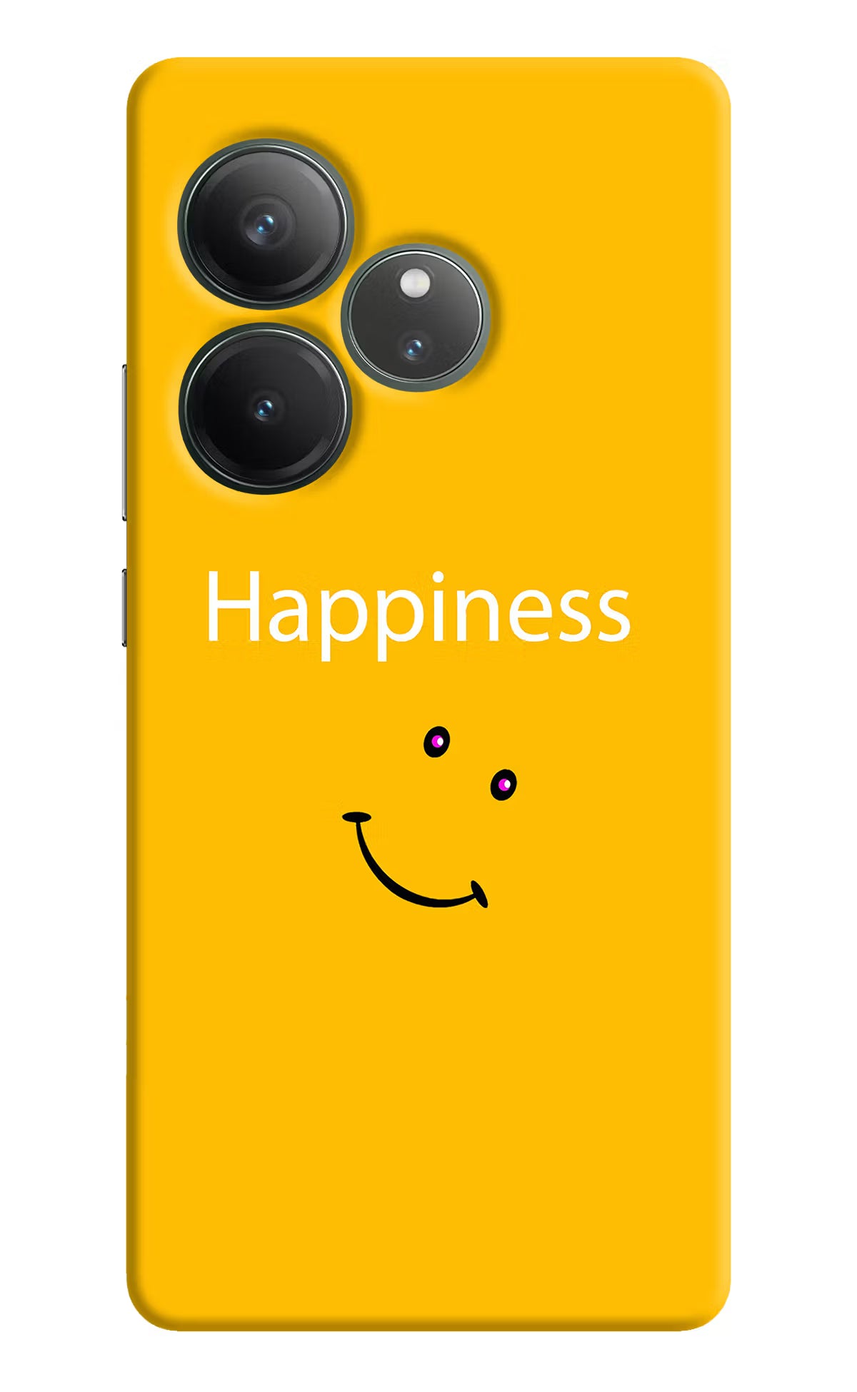 Happiness With Smiley Realme GT 6 Hard Case Back Cover by Casekaro