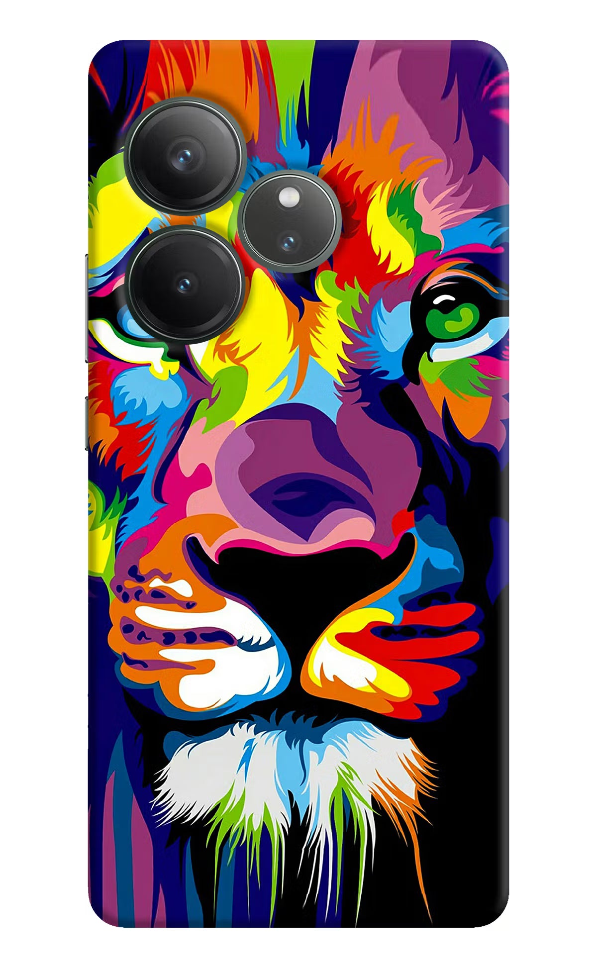 Lion Realme GT 6 Hard Case Back Cover by Casekaro