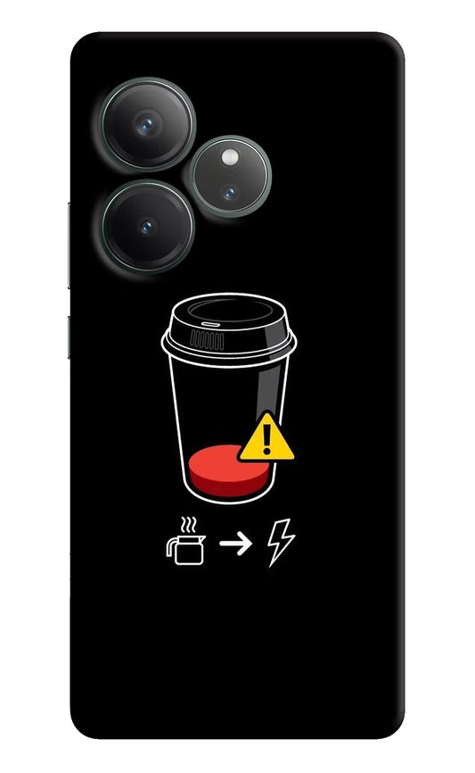 Coffee Realme GT 6 Hard Case Back Cover by Casekaro