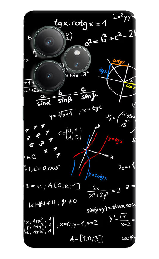 Mathematics Formula Realme GT 6 Hard Case Back Cover by Casekaro
