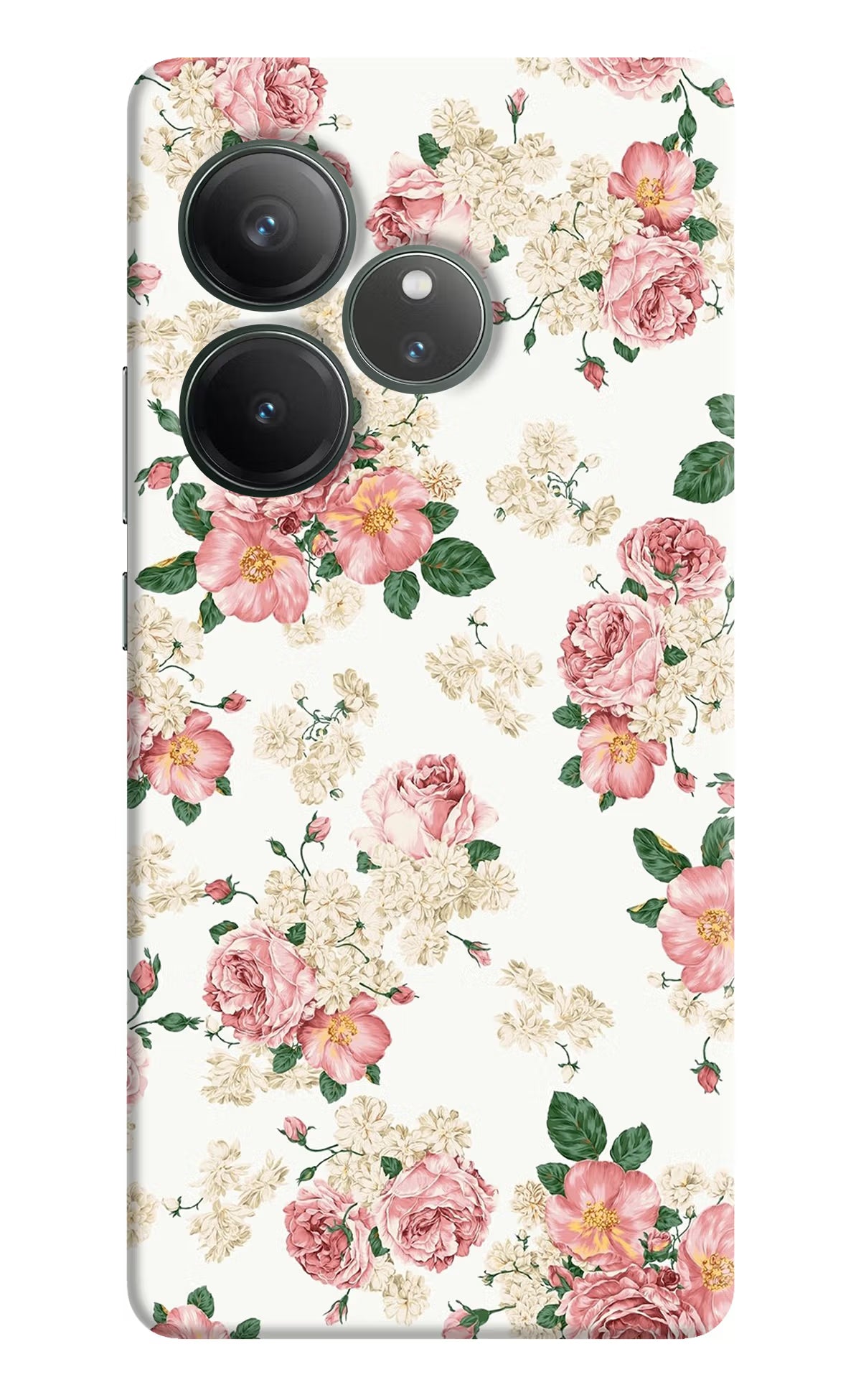 Flowers Realme GT 6 Hard Case Back Cover by Casekaro