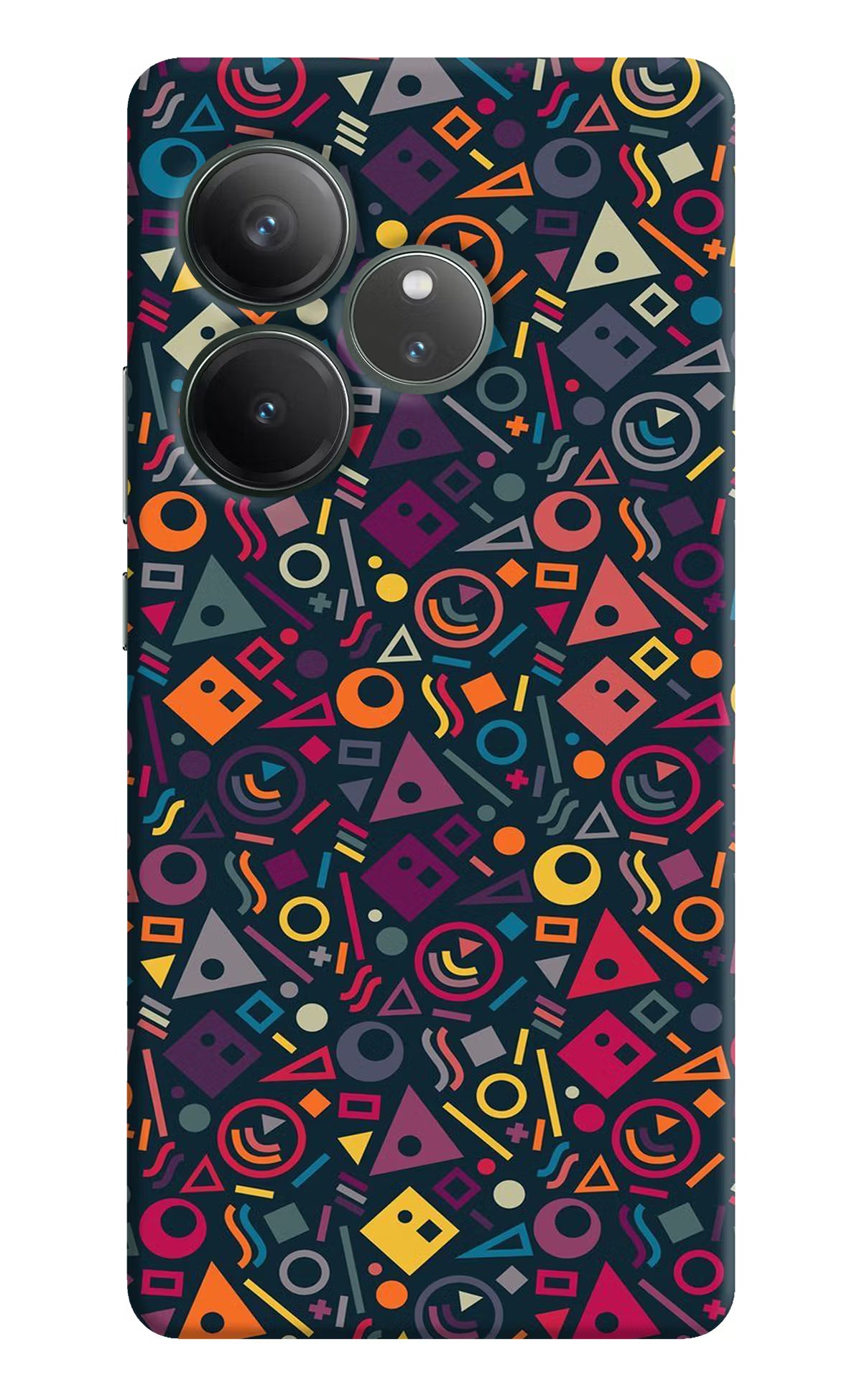 Geometric Abstract Realme GT 6 Hard Case Back Cover by Casekaro