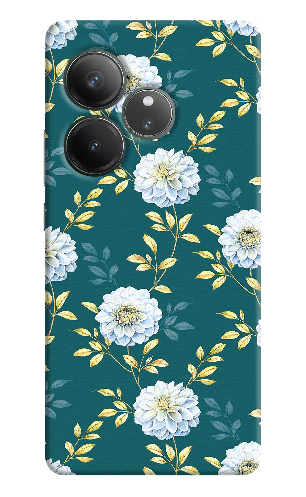 Flowers Realme GT 6 Hard Case Back Cover by Casekaro