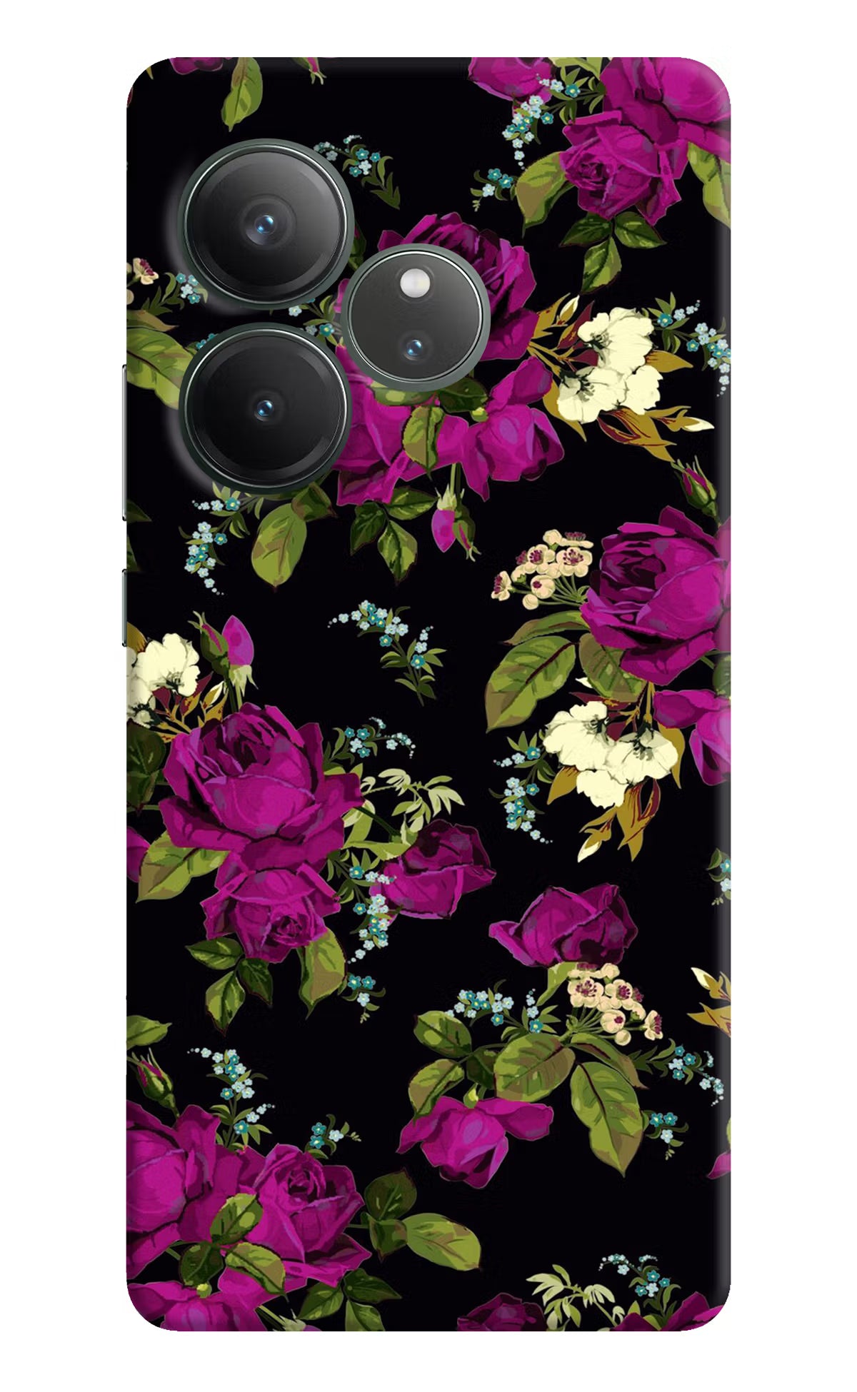 Flowers Realme GT 6 Hard Case Back Cover by Casekaro