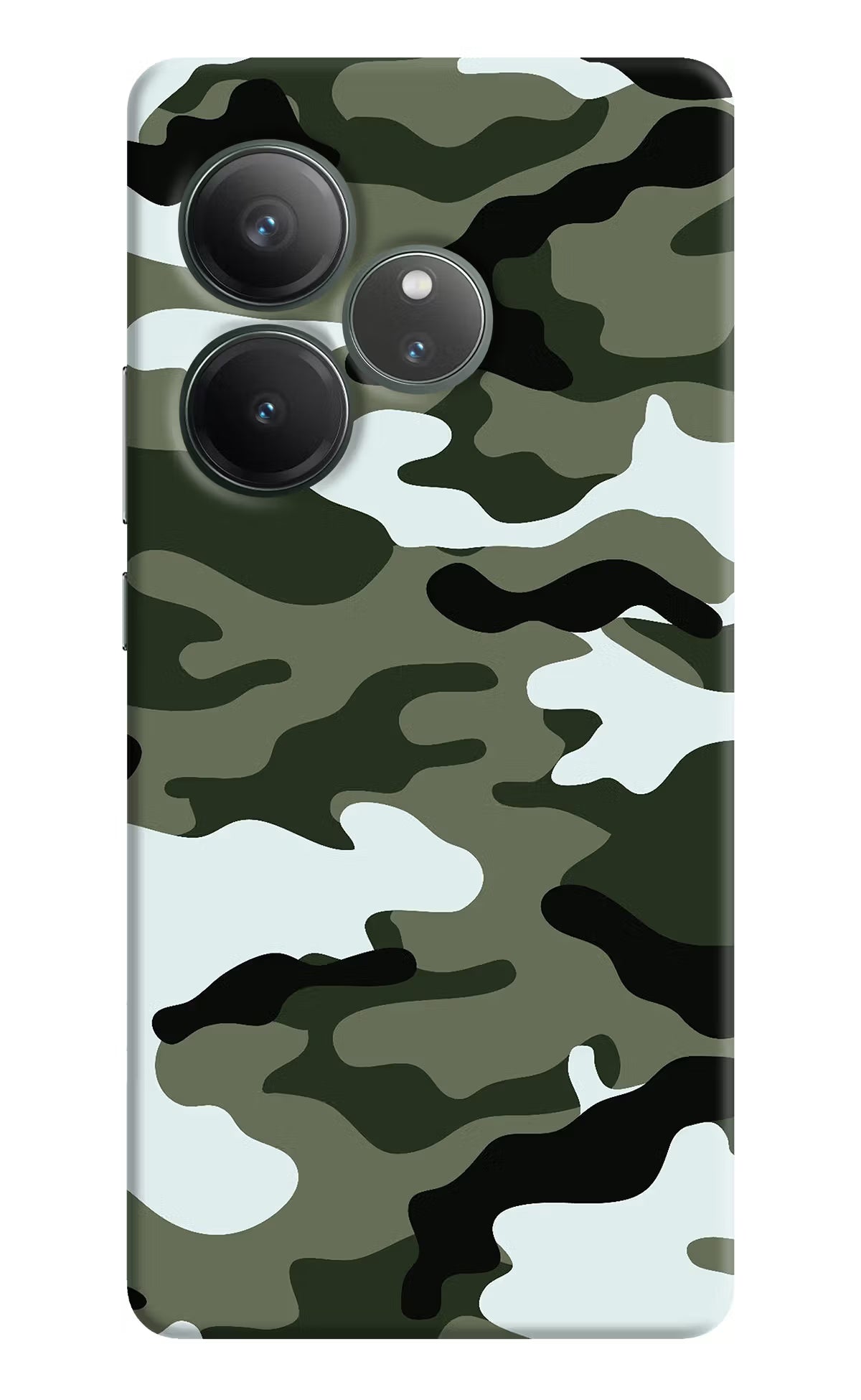 Camouflage Realme GT 6 Hard Case Back Cover by Casekaro