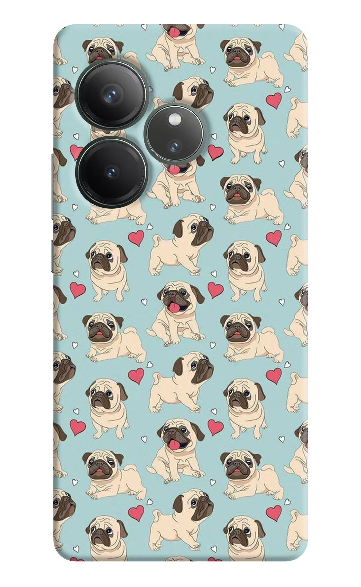 Pug Dog Realme GT 6 Hard Case Back Cover by Casekaro