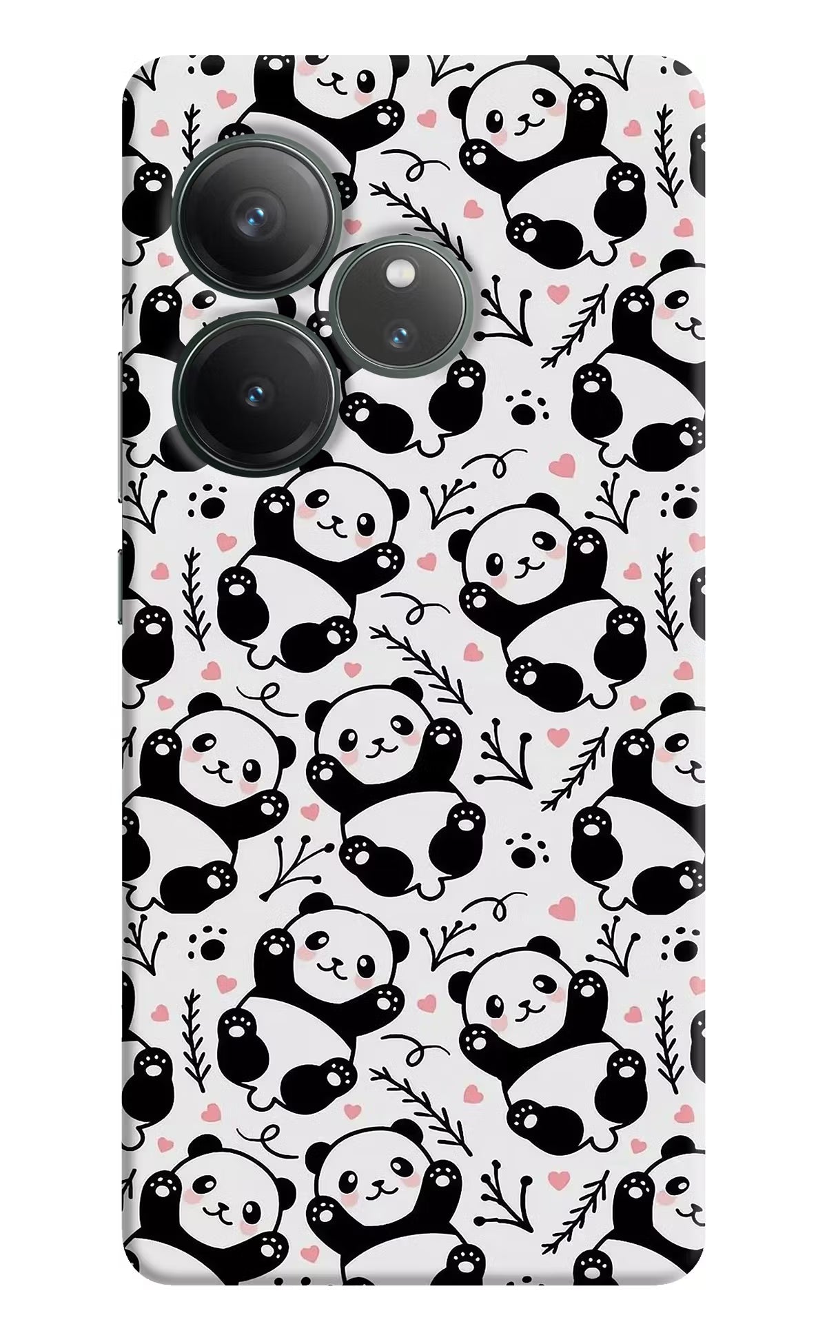 Cute Panda Realme GT 6 Hard Case Back Cover by Casekaro
