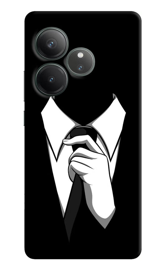 Black Tie Realme GT 6 Hard Case Back Cover by Casekaro
