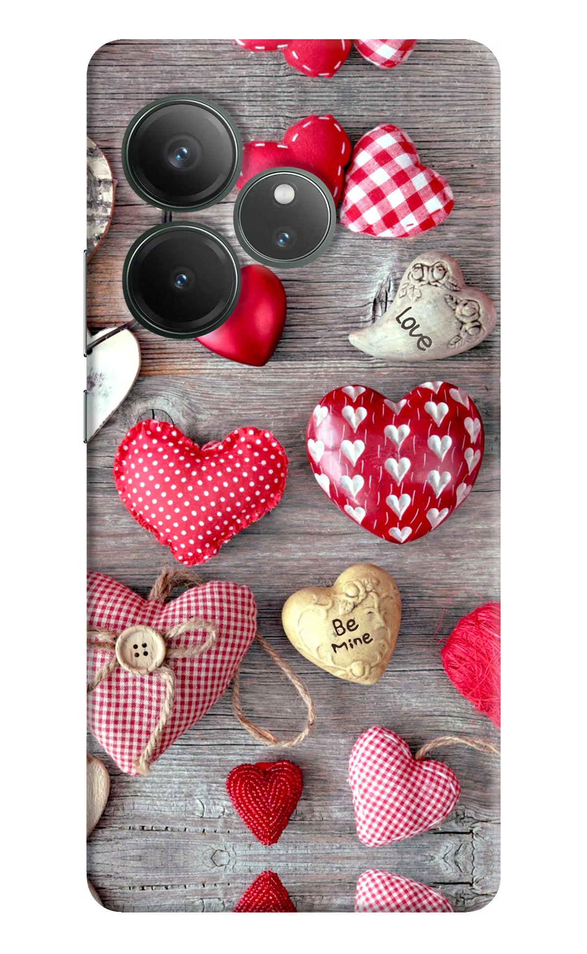 Love Wallpaper Realme GT 6 Hard Case Back Cover by Casekaro