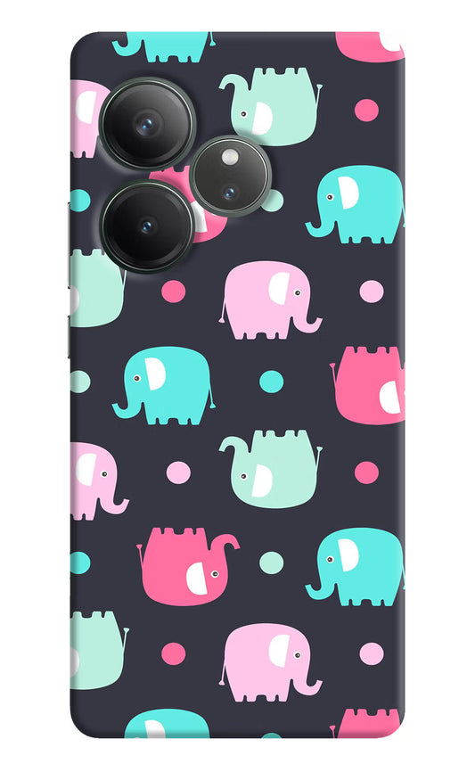 Elephants Realme GT 6 Hard Case Back Cover by Casekaro