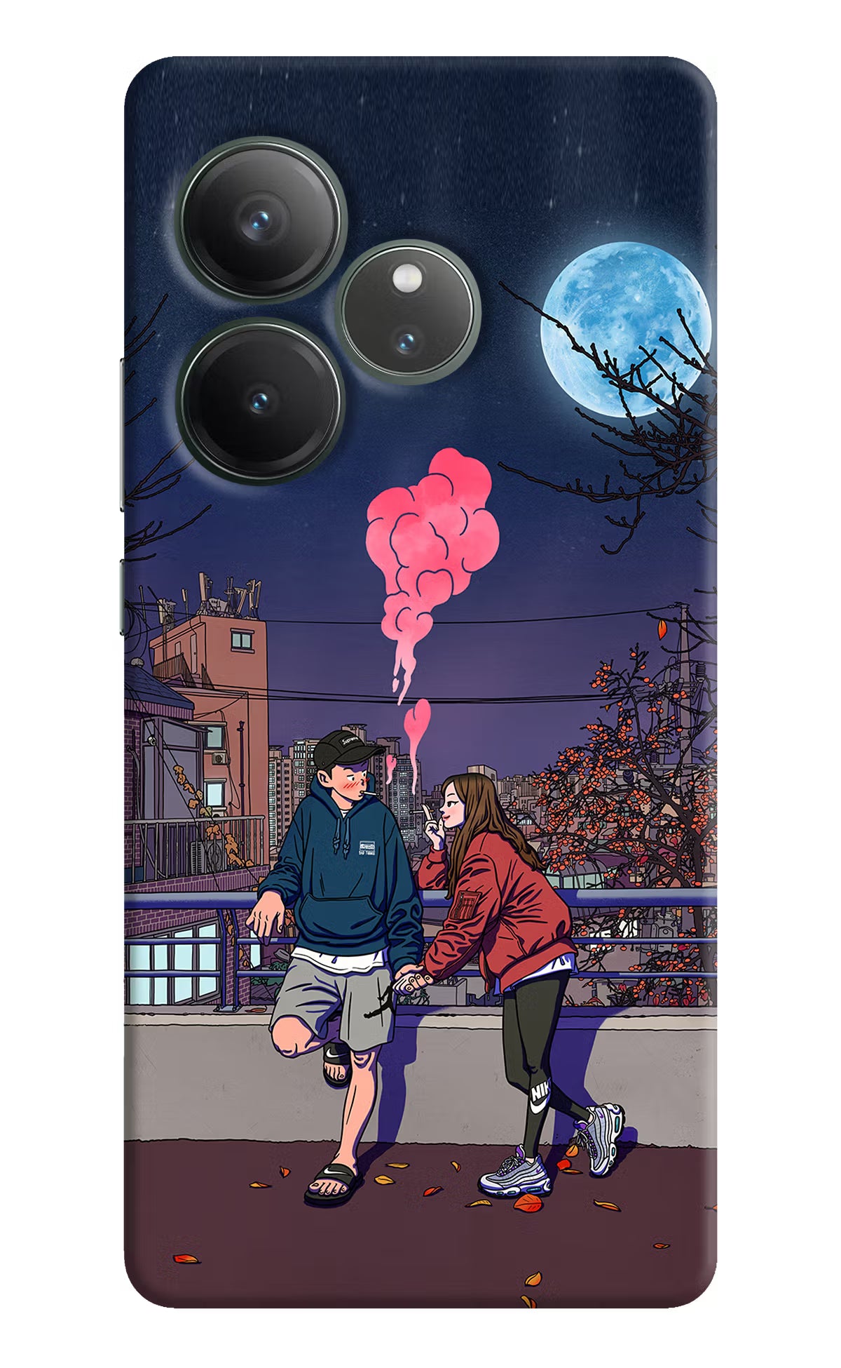 Chilling Couple Realme GT 6 Hard Case Back Cover by Casekaro