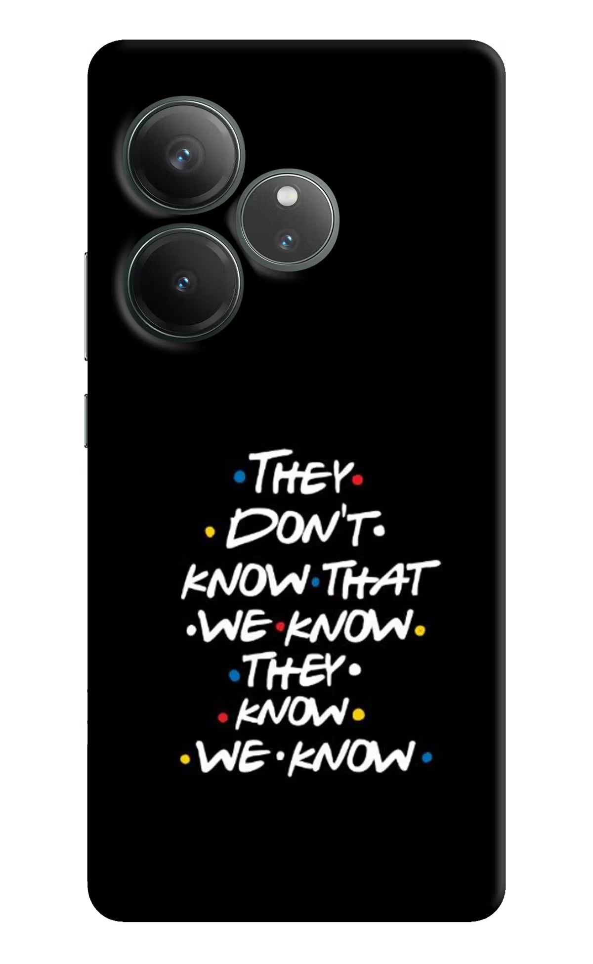FRIENDS Dialogue Realme GT 6 Hard Case Back Cover by Casekaro