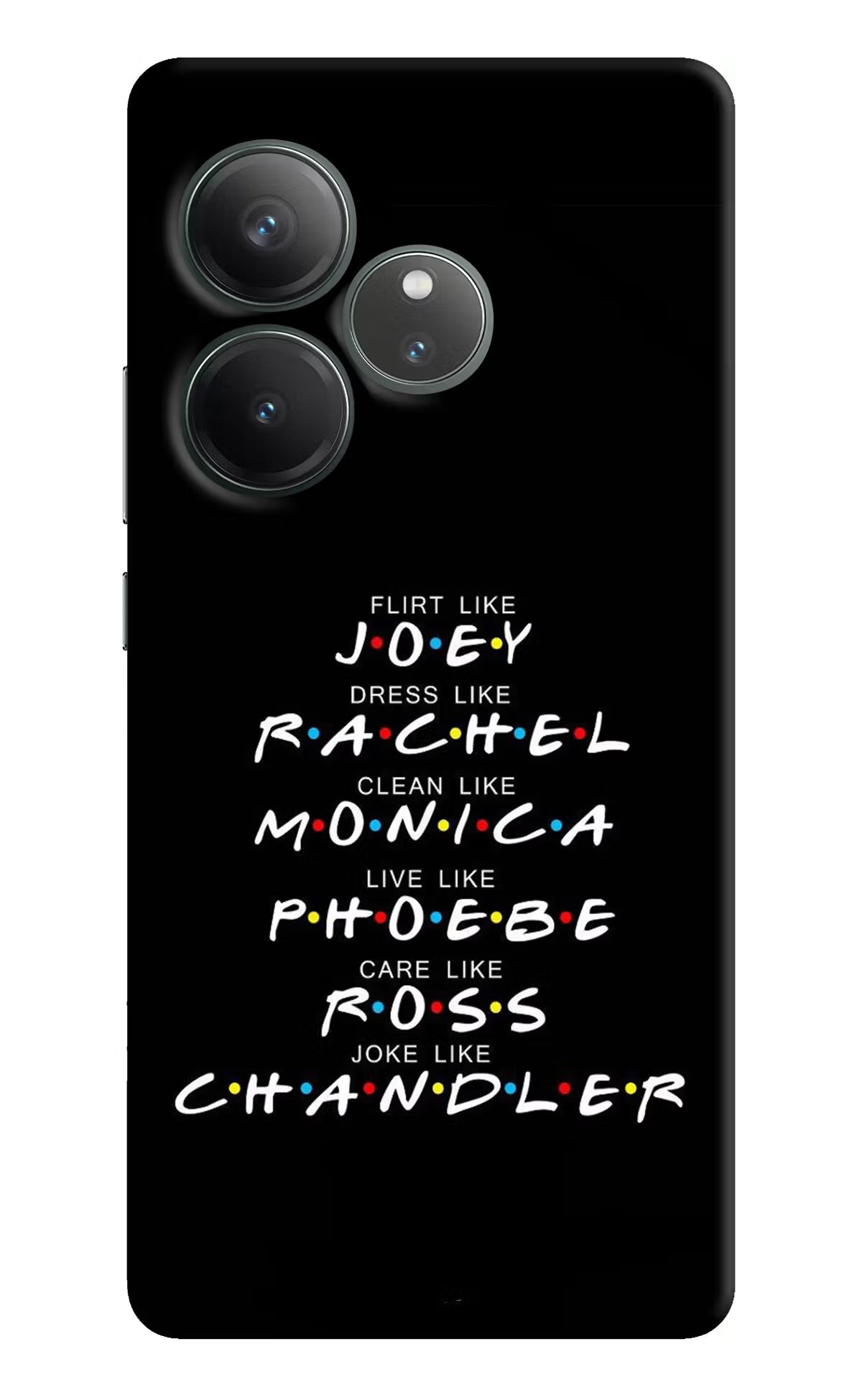 FRIENDS Character Realme GT 6 Hard Case Back Cover by Casekaro