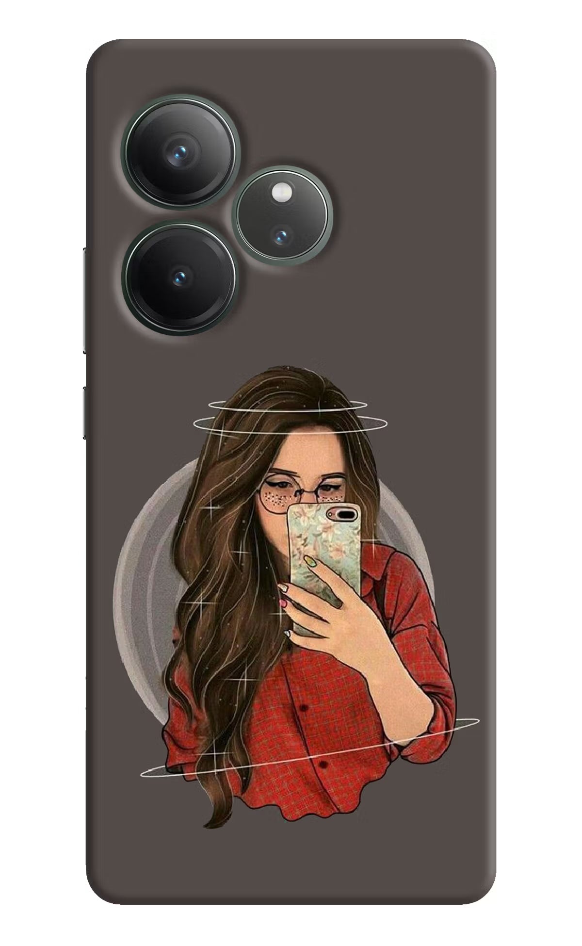 Selfie Queen Realme GT 6 Hard Case Back Cover by Casekaro