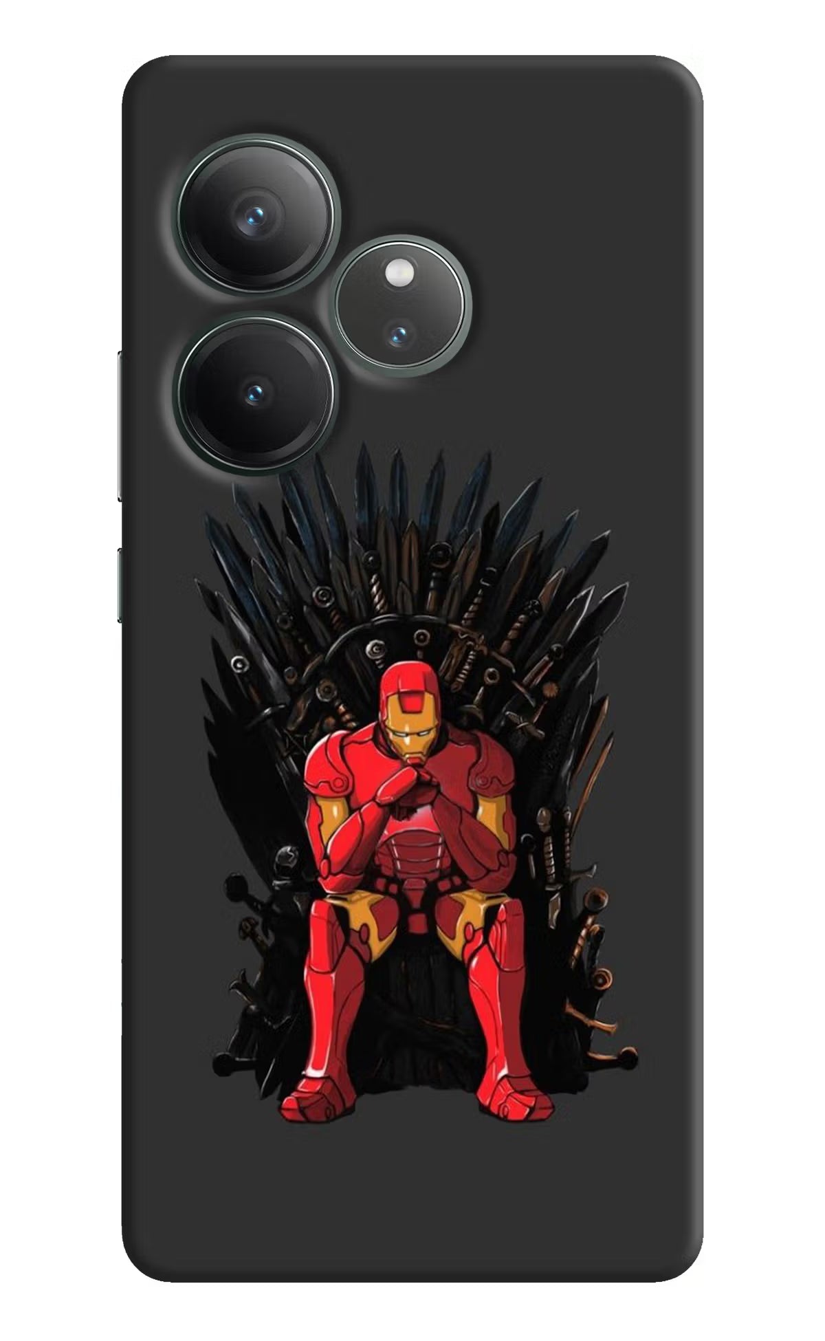 Ironman Throne Realme GT 6 Hard Case Back Cover by Casekaro