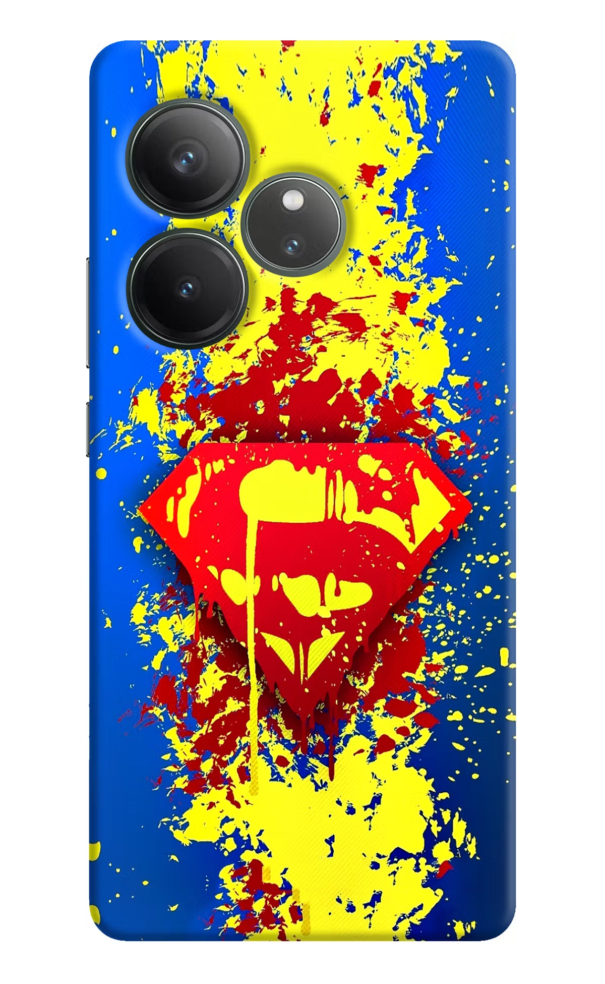 Superman logo Realme GT 6 Hard Case Back Cover by Casekaro