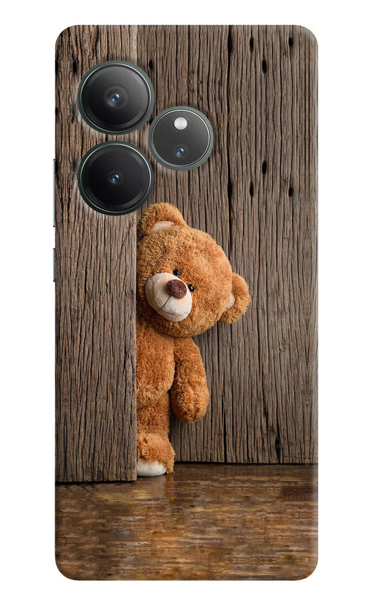 Teddy Wooden Realme GT 6 Hard Case Back Cover by Casekaro