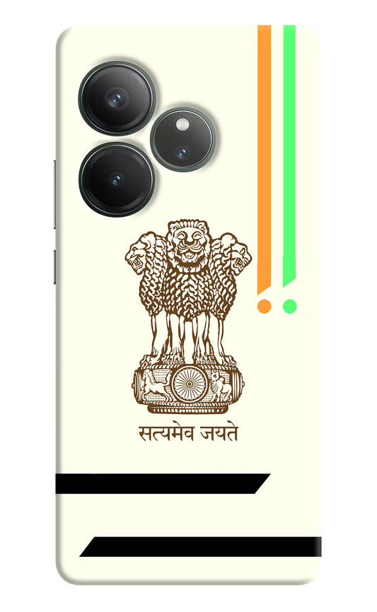 Satyamev Jayate Brown Logo Realme GT 6 Hard Case Back Cover by Casekaro