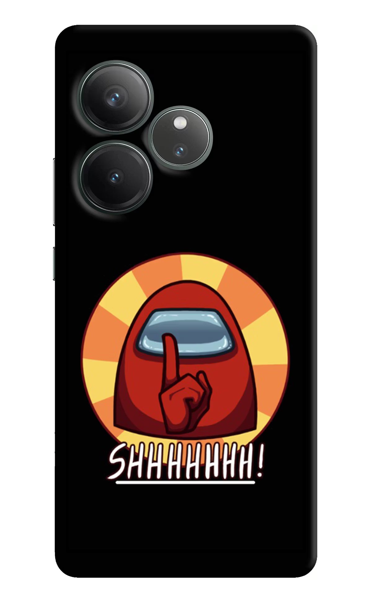 Among Us Shhh! Realme GT 6 Hard Case Back Cover by Casekaro