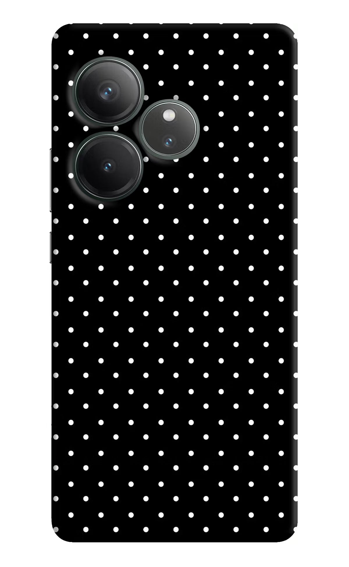 White Dots Realme GT 6 Hard Case Back Cover by Casekaro