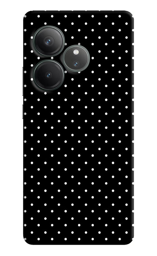 White Dots Realme GT 6 Hard Case Back Cover by Casekaro