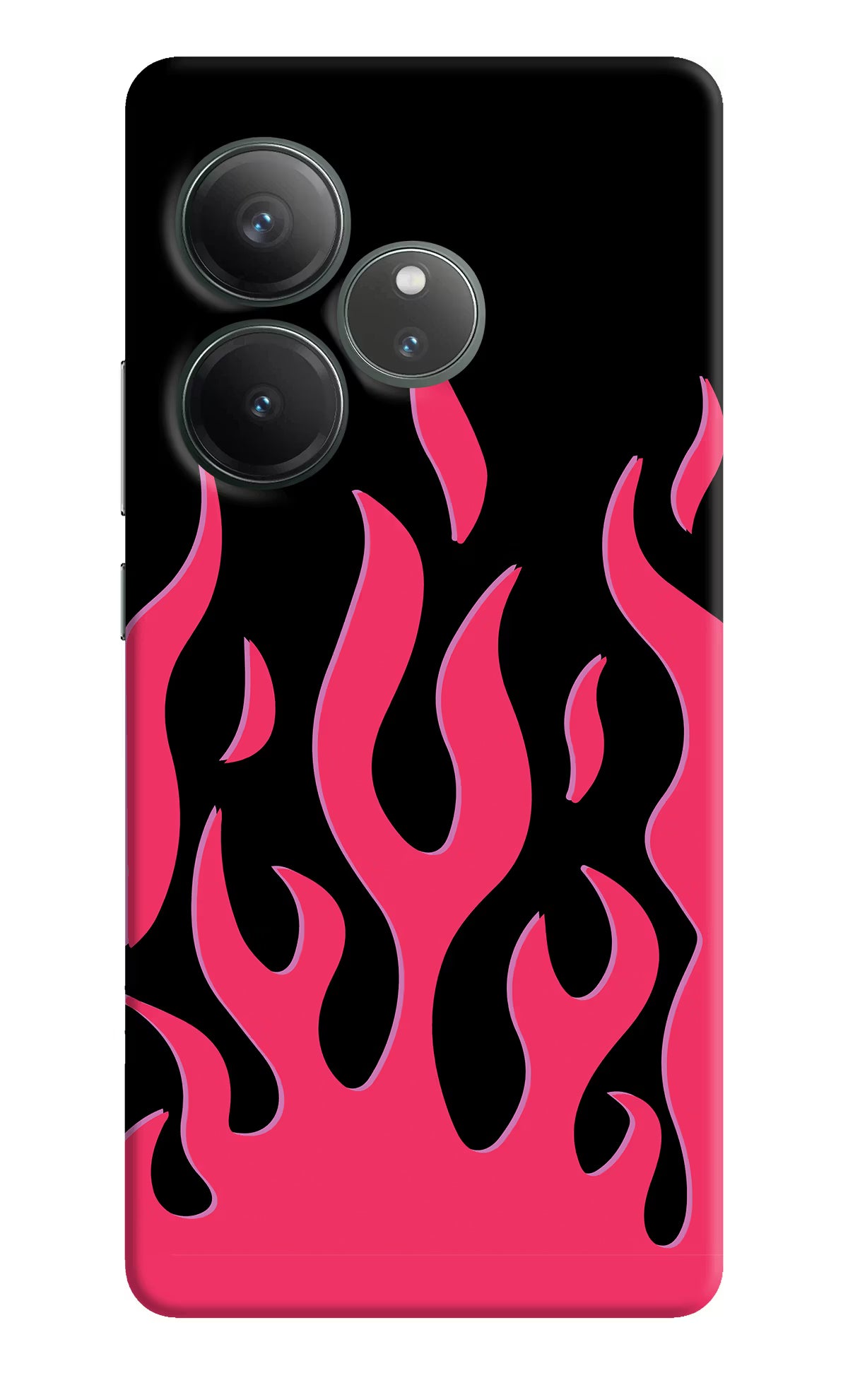Fire Flames Realme GT 6 Hard Case Back Cover by Casekaro